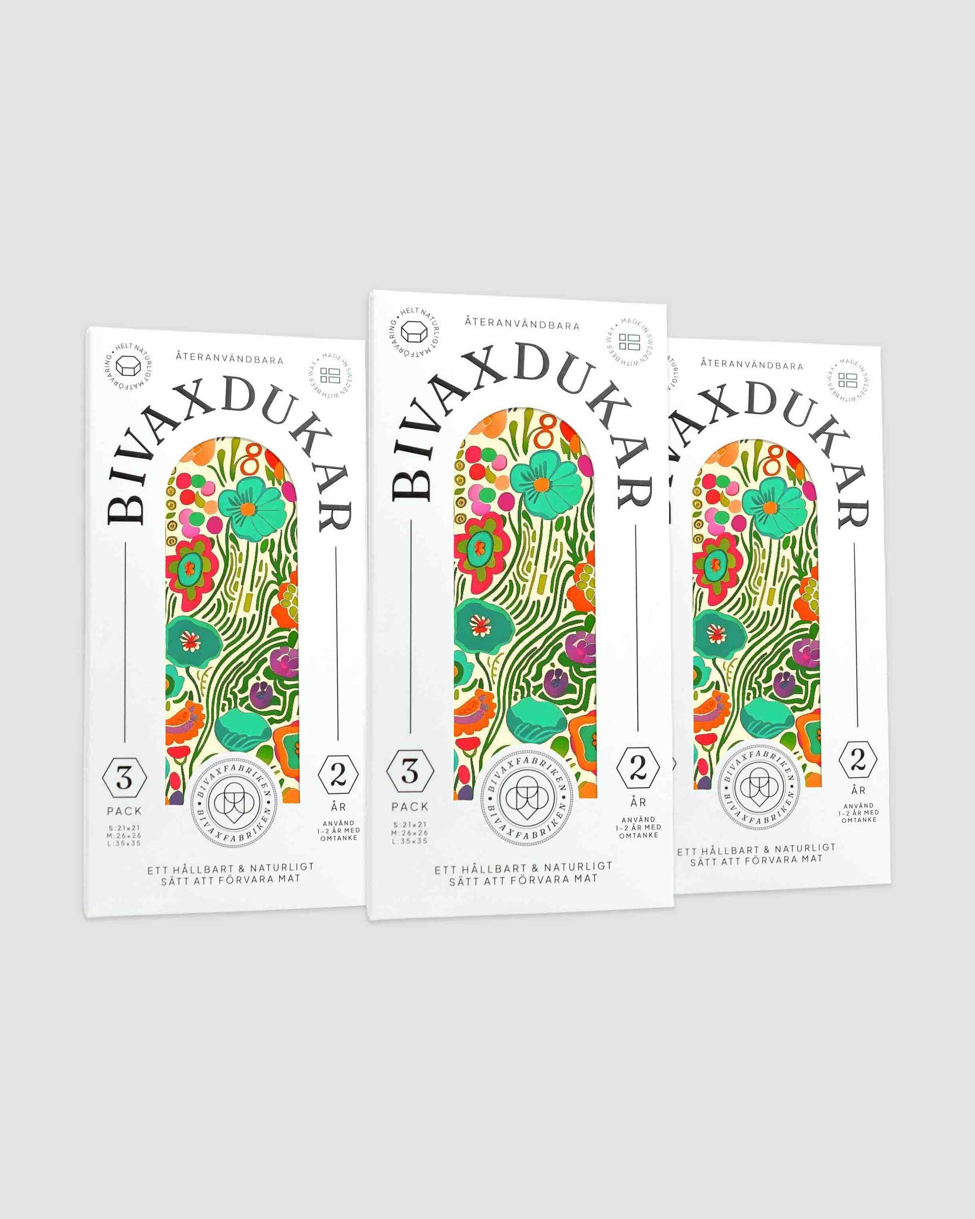 3-pack Bivaxdukar – Flora
